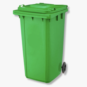 Lixeira Container 120 Litros Arqplast Coleta Lixo Com Rodas