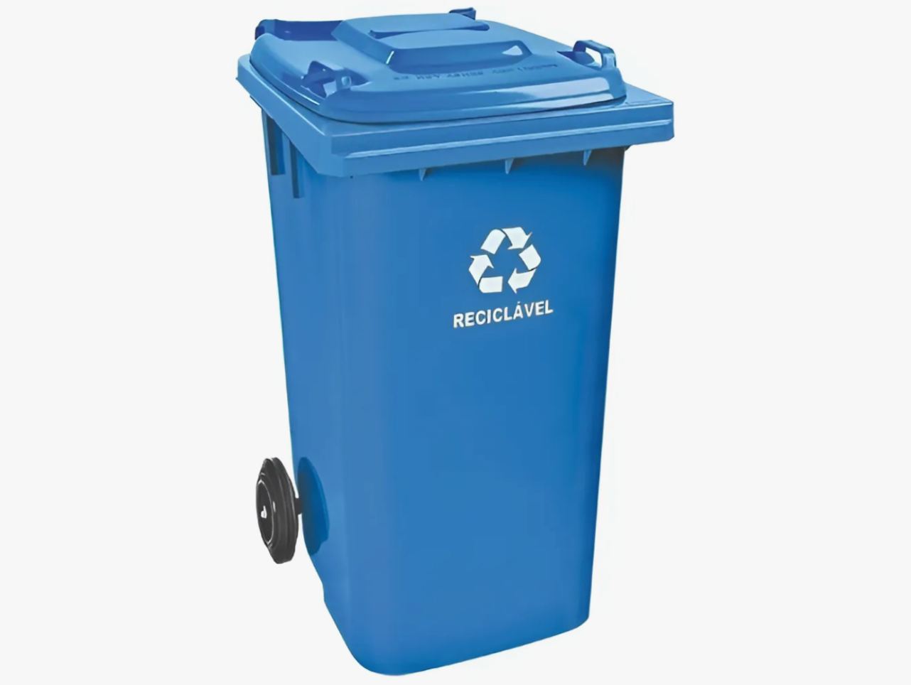 Lixeira Container Contentor Arqplast 240 Litros Coleta Seletiva Com Rodas