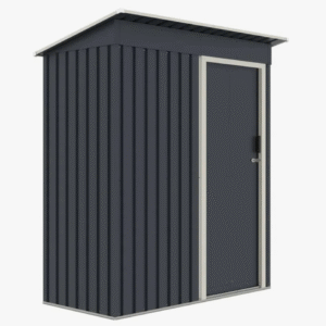 Casa Container Ergo - Depósito De Aço Para Jardim Cinza