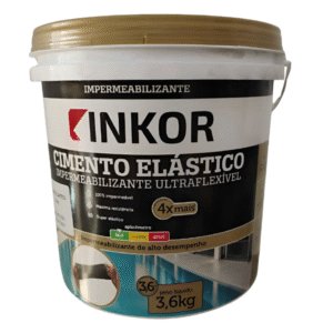 Cimento Elástico Impermeabilizante Inkor 3,6kg Elastiment